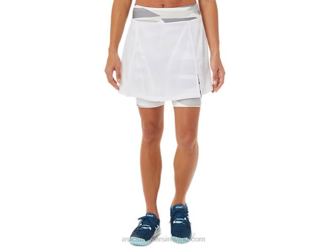 Womens New Strong 92 Skort Brilliant White Asics XXPD3276