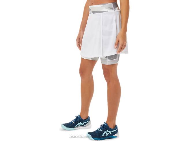 Women\s New Strong 92 Skort Brilliant White Asics XXPD3276