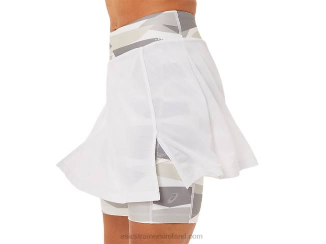 Women\s New Strong 92 Skort Brilliant White Asics XXPD3276