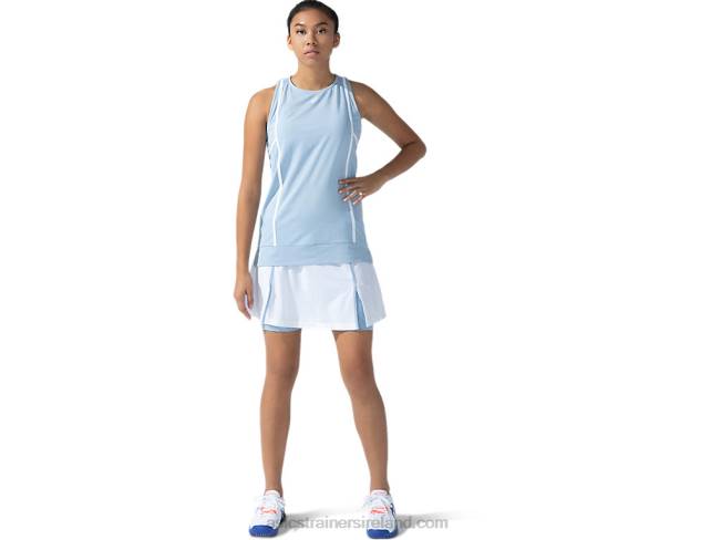 Women\s New Strong 92 Skort Brilliant White/Mist Print Asics XXPD3824