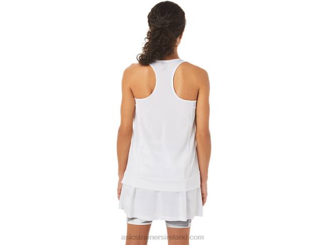 Women\s New Strong 92 Tank Brilliant White Asics XXPD3279