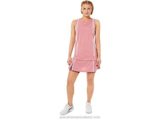 Women\s New Strong 92 Tank Smokey Rose/Brilliant White Asics XXPD3816