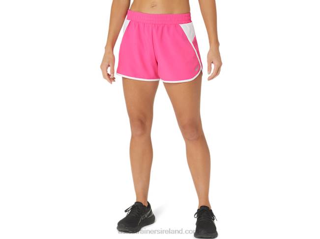 Womens New Strong Repurposed Run Short Pink Glo/White Asics XXPD2352