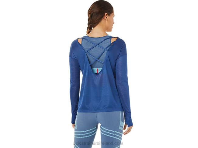 Women\s Open Back Long Sleeve Top Grand Shark Asics XXPD3361