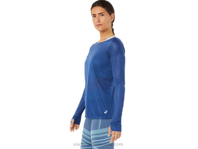 Women\s Open Back Long Sleeve Top Grand Shark Asics XXPD3361