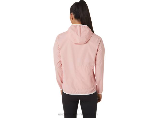 Women\s Packable Jacket Frosted Rose/Soft Sky Asics XXPD3021