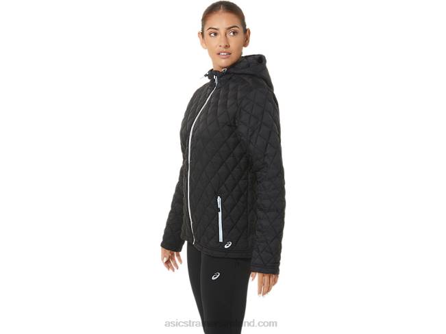 Women\s Performance Insulated Jacket Performance Black/Soft Sky Asics XXPD2721