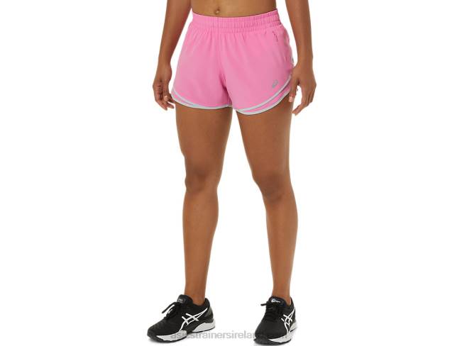 Womens Pr Lyte 25in Run Short Dragon Fruit/Piedmont Grey Asics XXPD3800