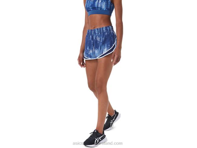 Women\s Pr Lyte 25in Run Short Grand Shark Tie Dye Asics XXPD3053