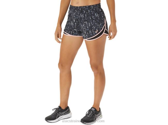 Women\s Pr Lyte 25in Run Short Japan Brushed Performance Black Asics XXPD3024