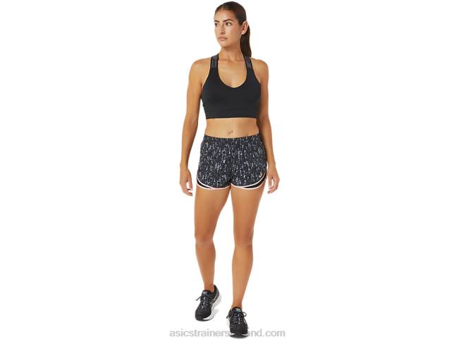 Women\s Pr Lyte 25in Run Short Japan Brushed Performance Black Asics XXPD3024