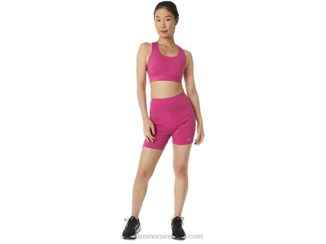 Women\s Pr Lyte 5in Run Short With Pockets Fuchsia Red Asics XXPD3291