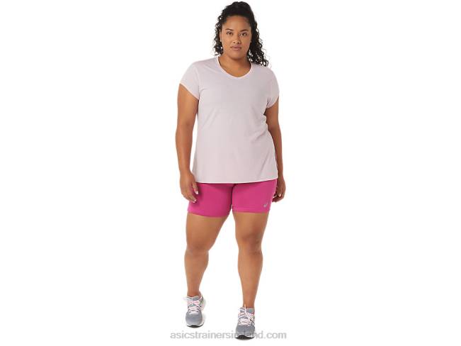 Women\s Pr Lyte 5in Run Short With Pockets Fuchsia Red Asics XXPD3291