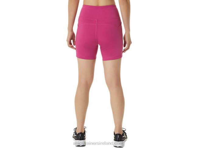 Women\s Pr Lyte 5in Run Short With Pockets Fuchsia Red Asics XXPD3291