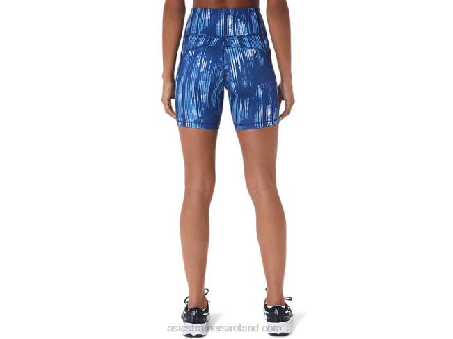 Women\s Pr Lyte 5in Run Short With Pockets Grand Shark Tie Dye Asics XXPD3115