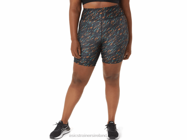 Womens Pr Lyte 5in Run Short With Pockets Night Shade/Sage Print Asics XXPD3301