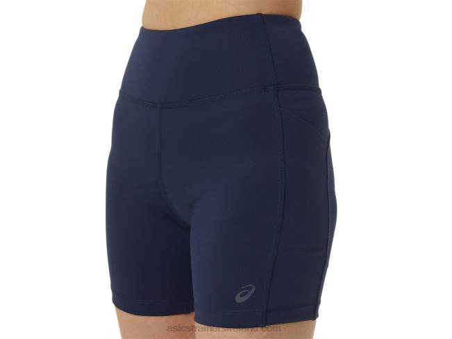 Women\s Pr Lyte 5in Run Short With Pockets Peacoat Asics XXPD3296