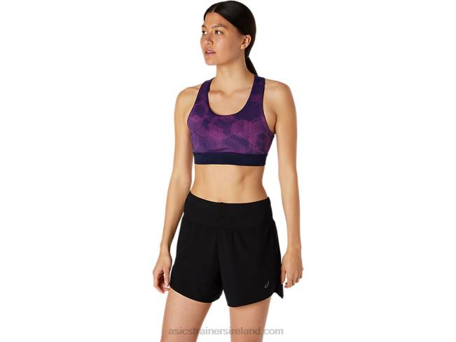 Womens Pr Lyte Bra Digital Grape Print/Peacoat Asics XXPD4111