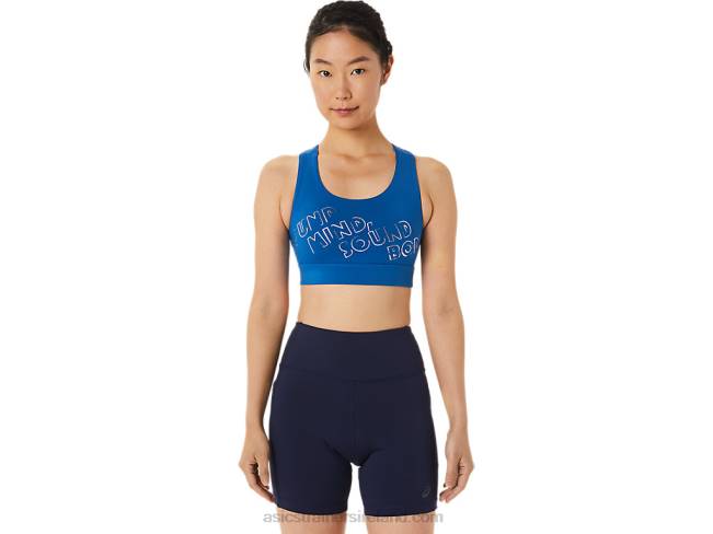 Womens Pr Lyte Bra Lake Drive/Clear Blue Asics XXPD3293