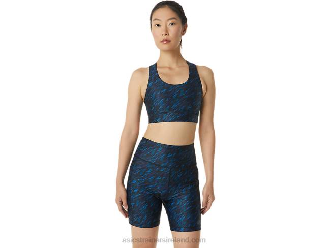 Womens Pr Lyte Bra Night Shade/Lake Drive Print Asics XXPD3295