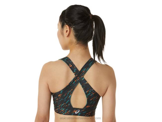 Women\s Pr Lyte Bra Night Shade/Sage Print Asics XXPD3297