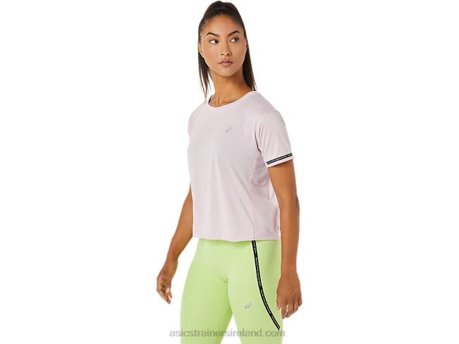 Women\s Race Crop Top Barely Rose Asics XXPD3336