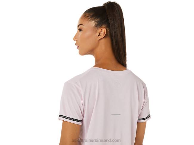 Women\s Race Crop Top Barely Rose Asics XXPD3336