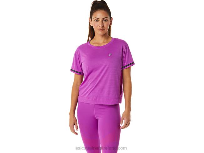 Womens Race Crop Top Orchid Asics XXPD3036