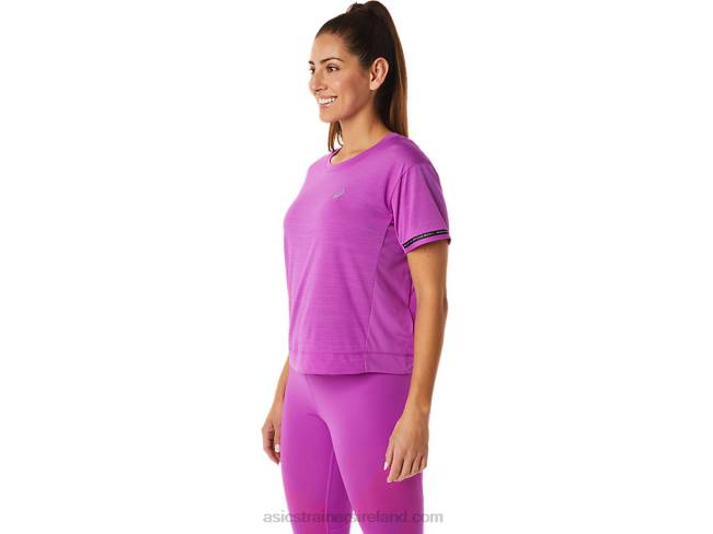 Women\s Race Crop Top Orchid Asics XXPD3036