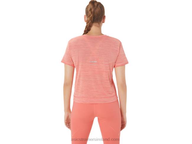 Women\s Race Crop Top Papaya/Guava Asics XXPD2238