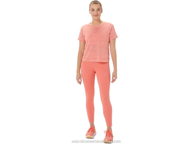 Women\s Race Crop Top Papaya/Guava Asics XXPD2238