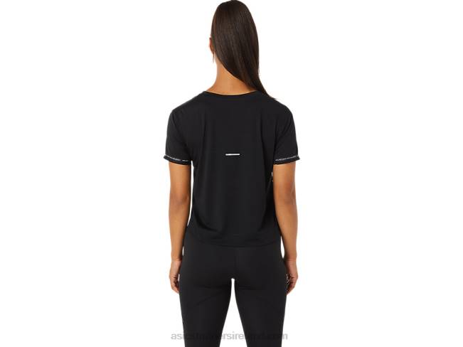 Women\s Race Crop Top Performance Black Asics XXPD3330