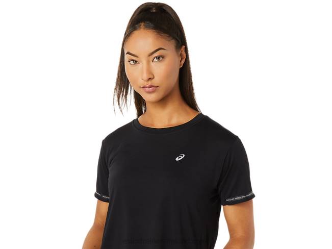 Women\s Race Crop Top Performance Black Asics XXPD3330