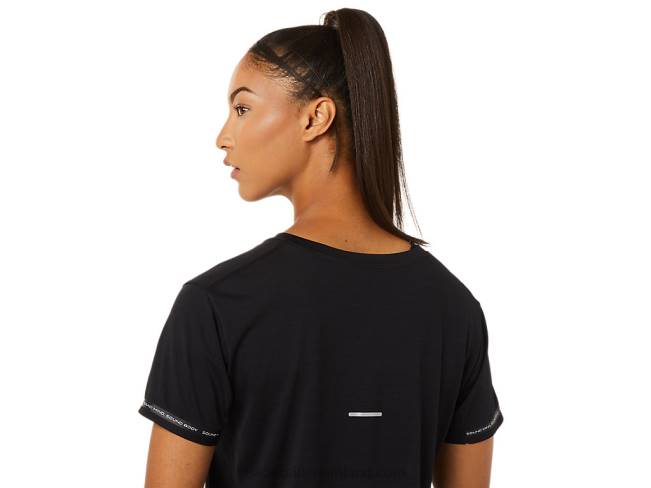 Women\s Race Crop Top Performance Black Asics XXPD3330