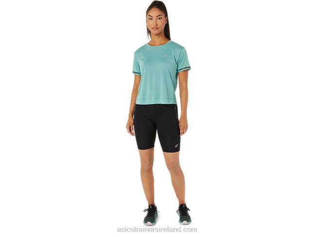 Women\s Race Crop Top Sage Asics XXPD3254