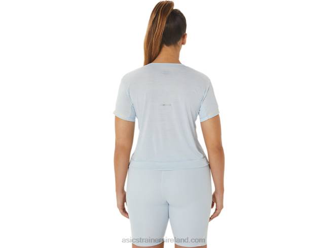 Women\s Race Crop Top Sky/Cream Asics XXPD2245