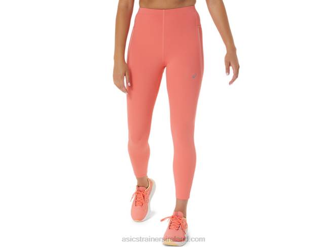 Womens Race High Waist Tight Papaya Asics XXPD2500