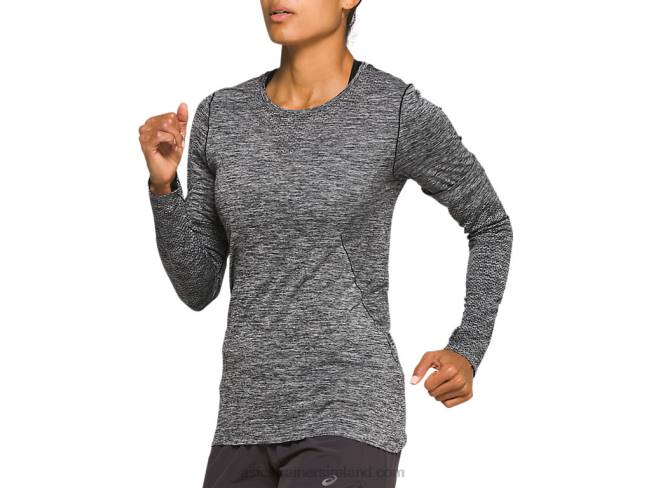 Womens Race Seamless Long Sleeve Performance Black Asics XXPD4127