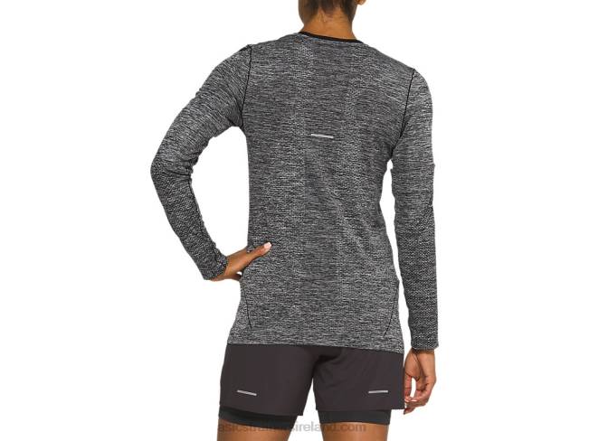 Women\s Race Seamless Long Sleeve Performance Black Asics XXPD4127