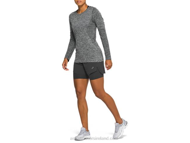 Women\s Race Seamless Long Sleeve Performance Black Asics XXPD4127