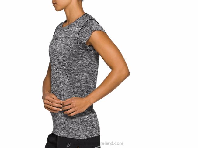 Women\s Race Seamless Short Sleeve Top Performance Black Asics XXPD4126