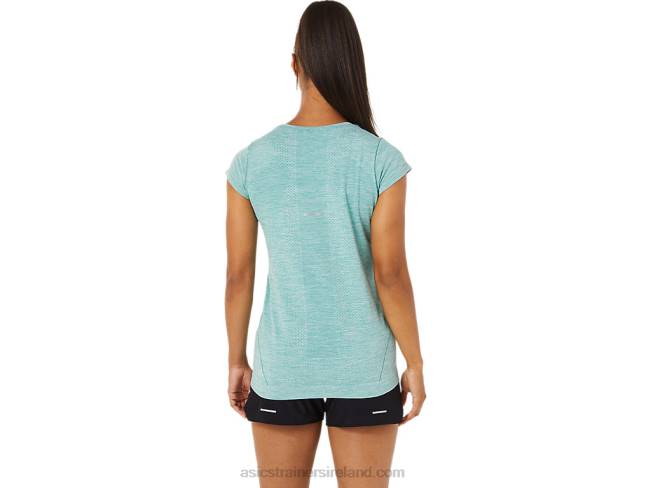 Women\s Race Seamless Short Sleeve Top Sage Asics XXPD3499