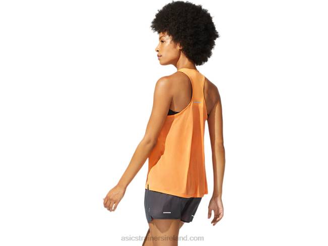 Women\s Race Sleeveless Sun Peach Asics XXPD3948