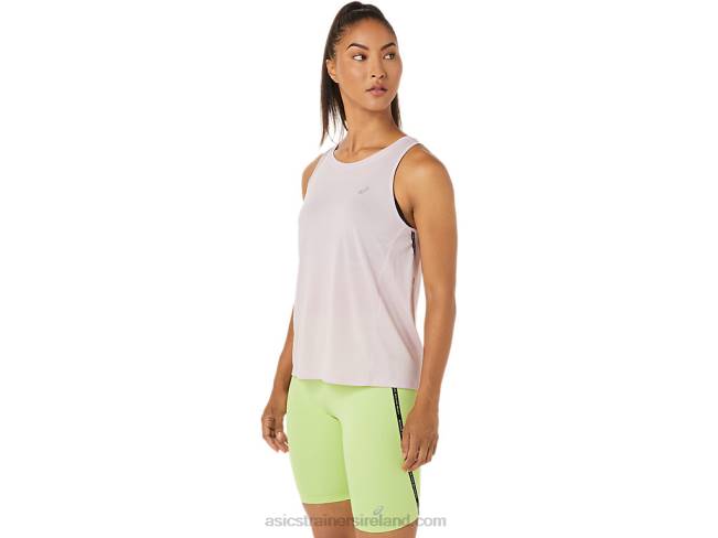 Women\s Race Tank Barely Rose Asics XXPD3346