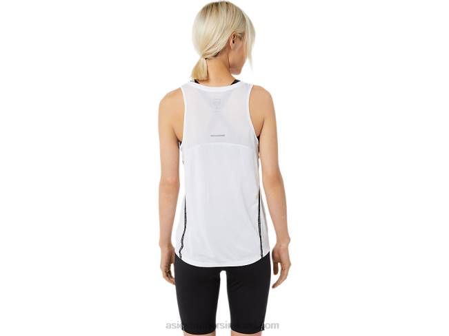 Women\s Race Tank Brilliant White Asics XXPD3331