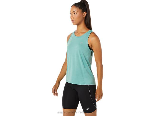 Women\s Race Tank Sage Asics XXPD3261