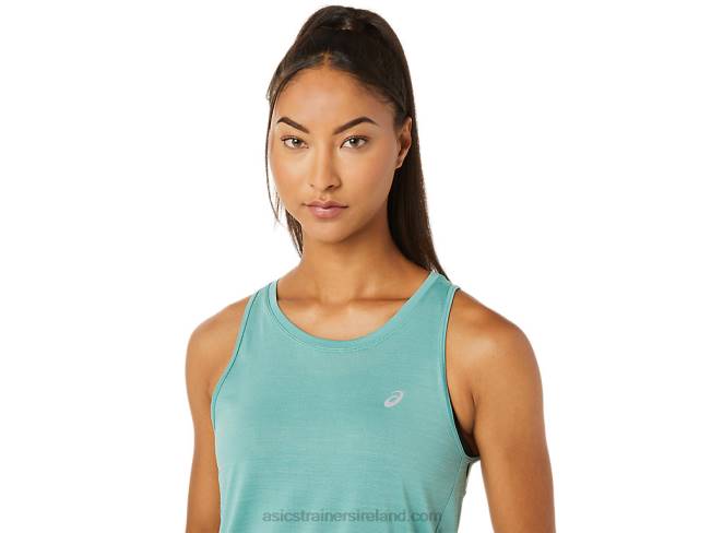 Women\s Race Tank Sage Asics XXPD3261