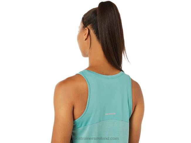 Women\s Race Tank Sage Asics XXPD3261