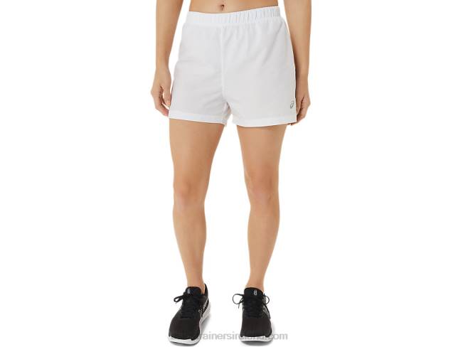 Womens Ready-Set 3in Short Brilliant White Asics XXPD2886