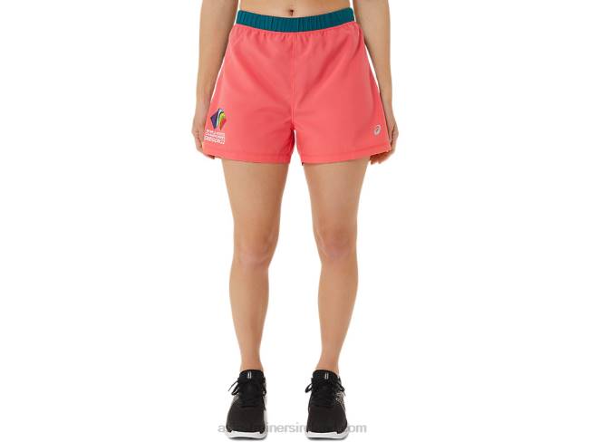 Womens Ready-Set 3in Short Color Block Wch Multi Asics XXPD3213